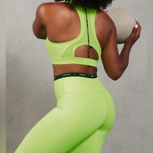 Fabletics Neon Yellow Women's Jogger Set